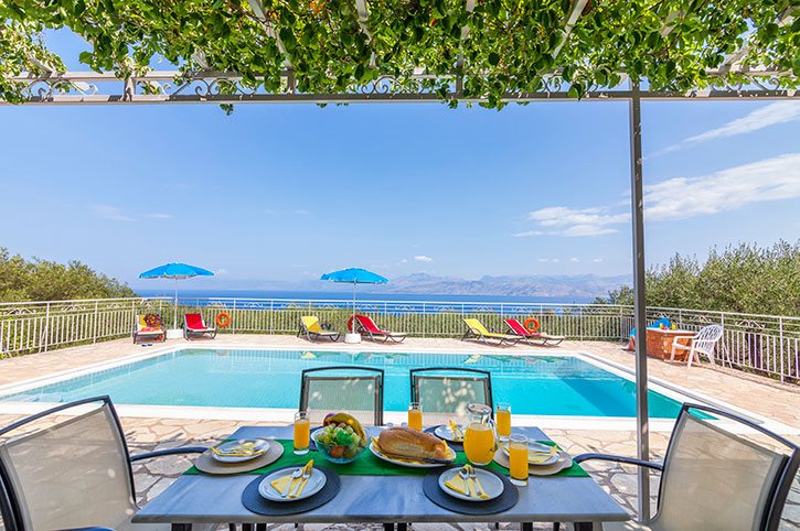 Villa Andreas In Kassiopi Corfu Plus Villa Andreas Kassiopi Corfu Greece