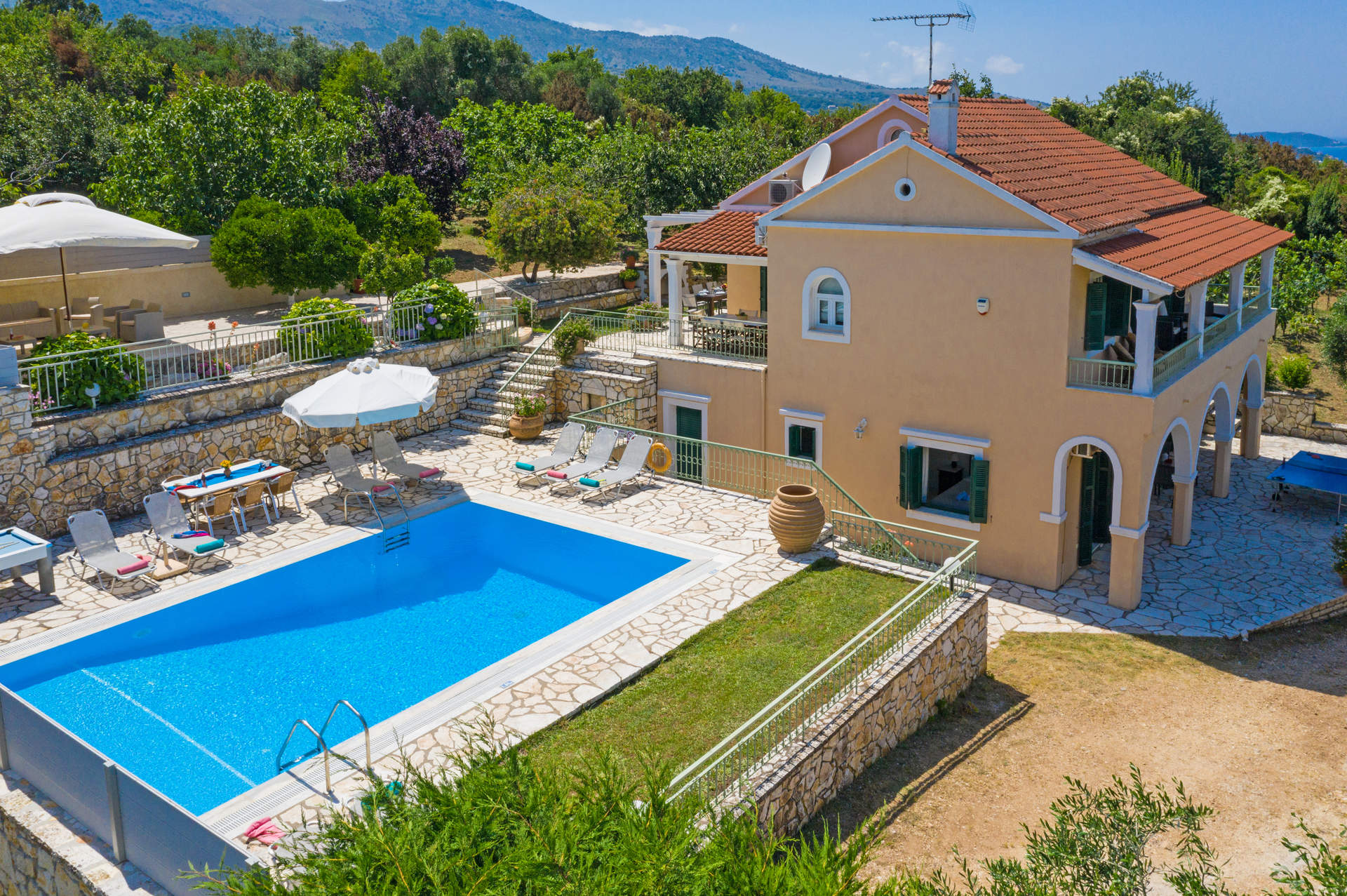 Villa Ftelias In Agios Stefanos, Corfu | Villa Plus