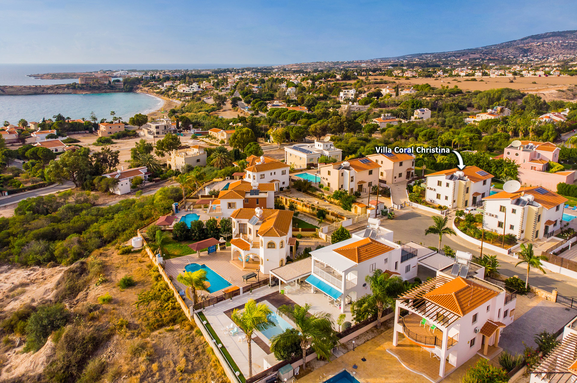 Villa Coral Christina, Coral Bay, Kypros