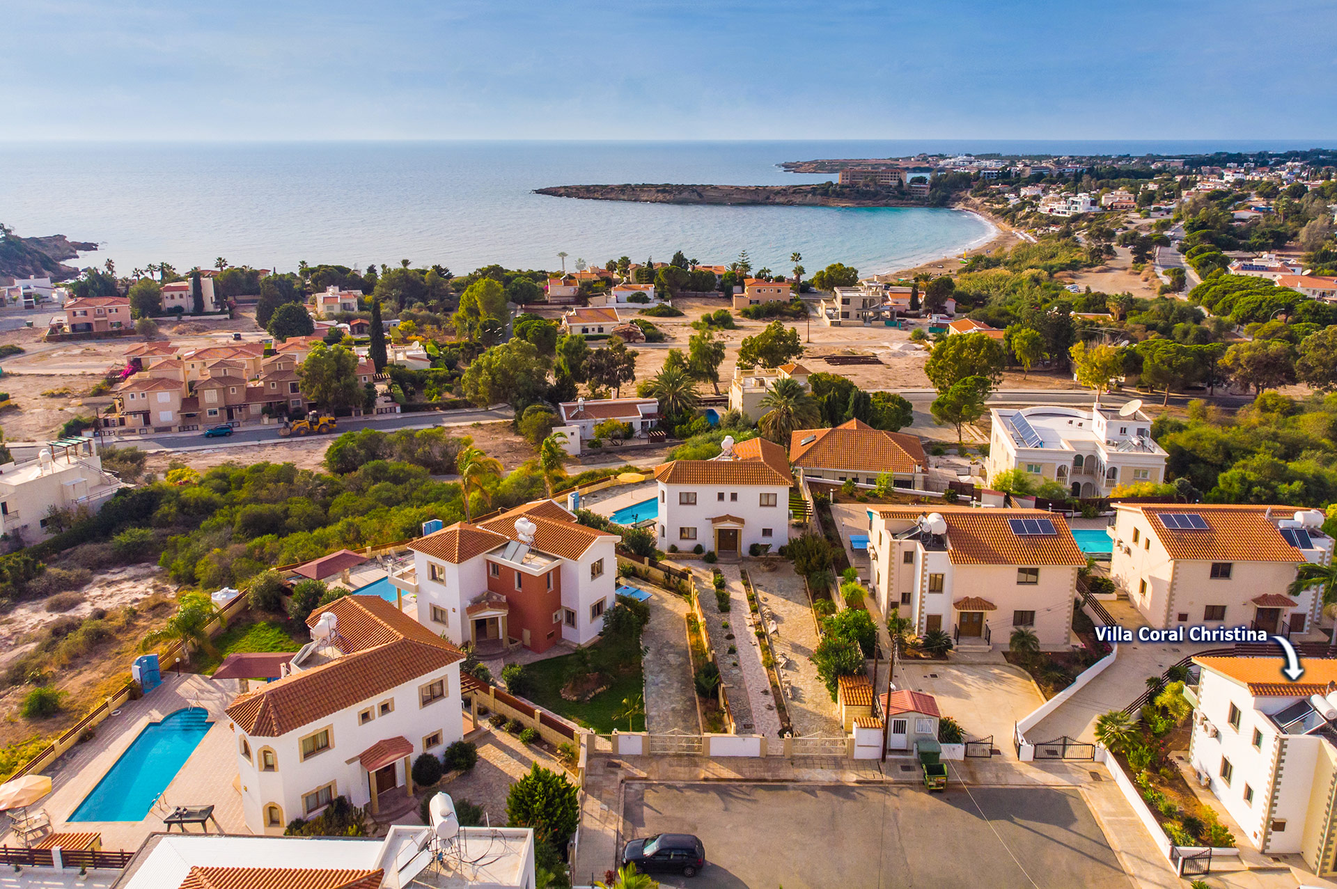 Villa Coral Christina, Coral Bay, Kypros