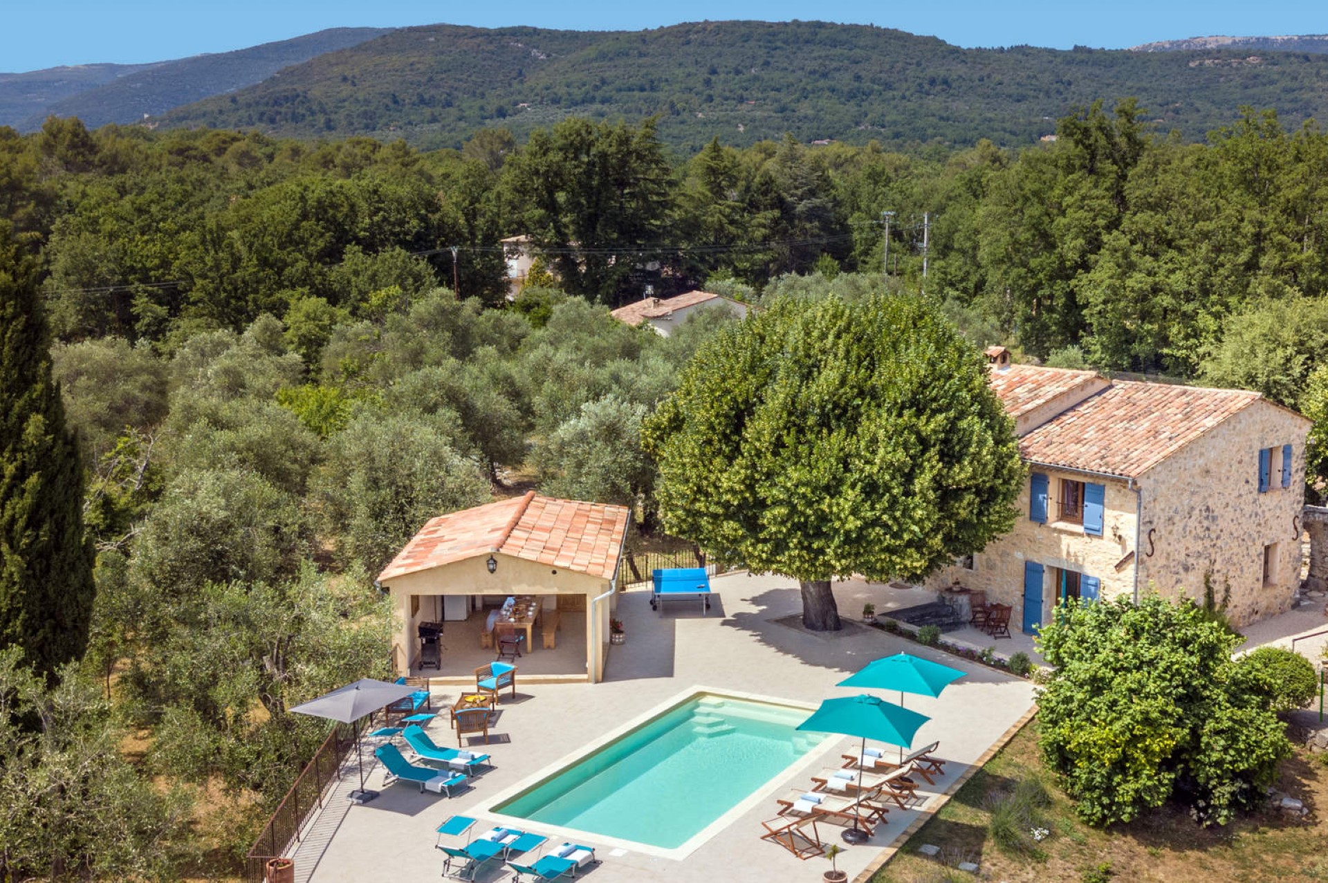 Villa La Bergerie, St Cezaire sur Siagne, Francuska rivijera