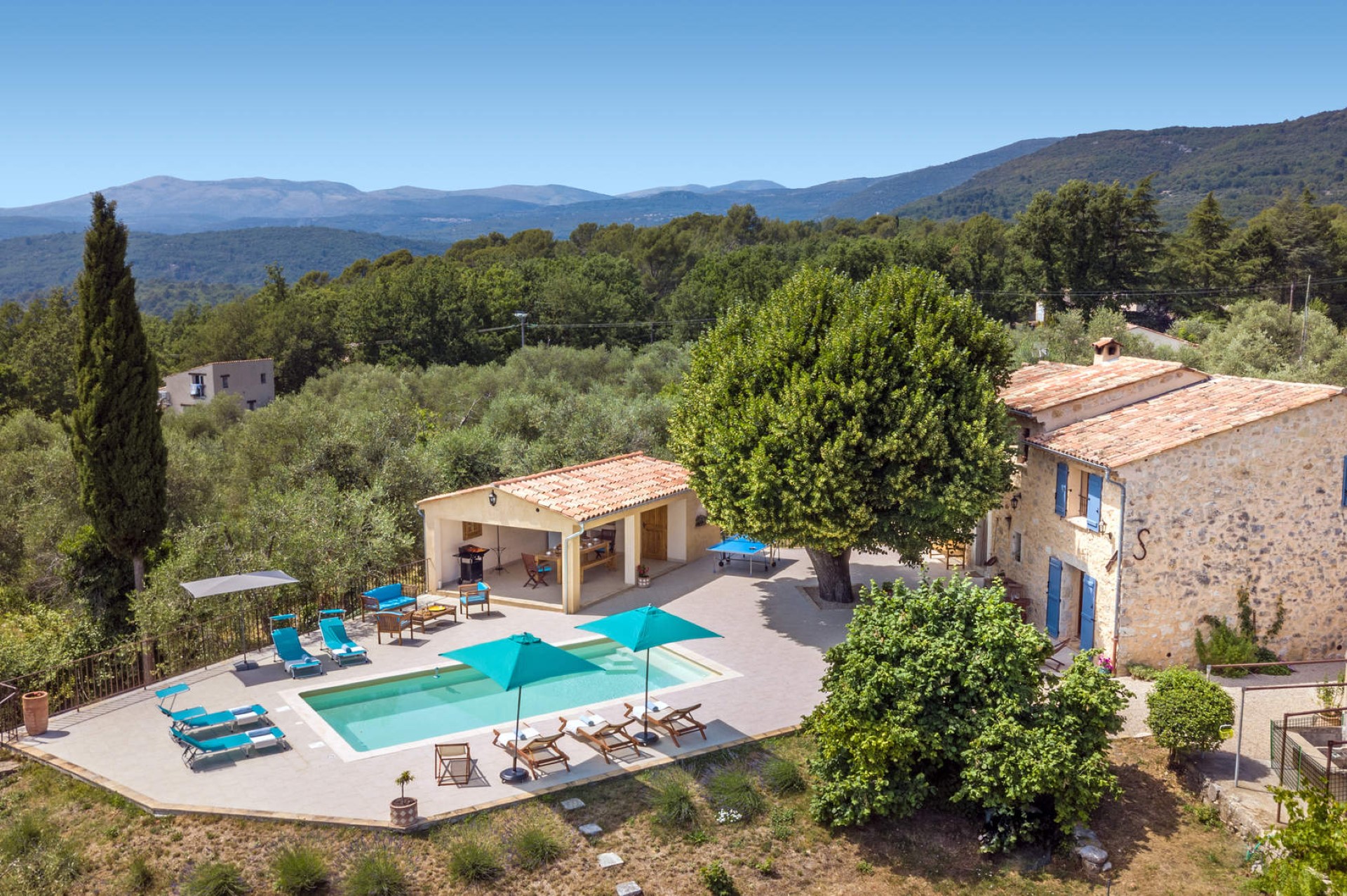 Villa La Bergerie, St Cezaire sur Siagne, Francuska rivijera