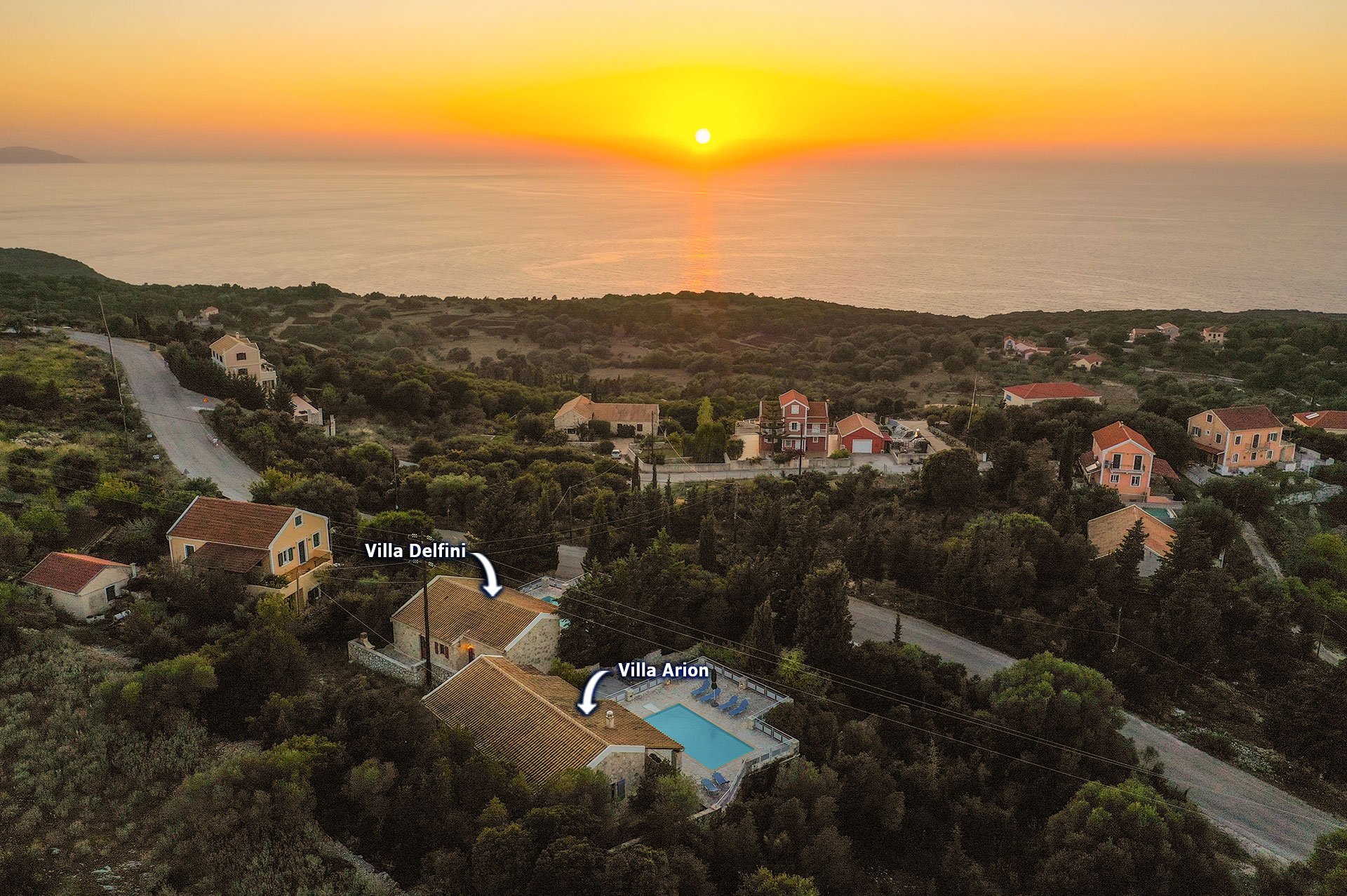 Villa Delfini, Fiskardo, Cefalonia
