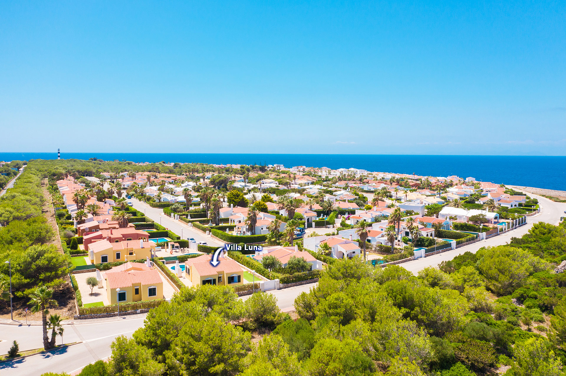 Villa Luna, Calan Bosch, Menorka