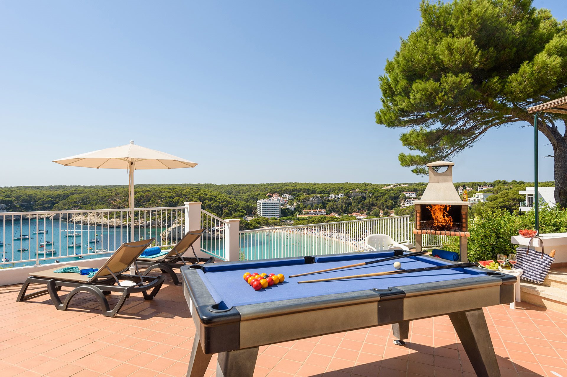 Villa Pinar, Cala Galdana, Menorka