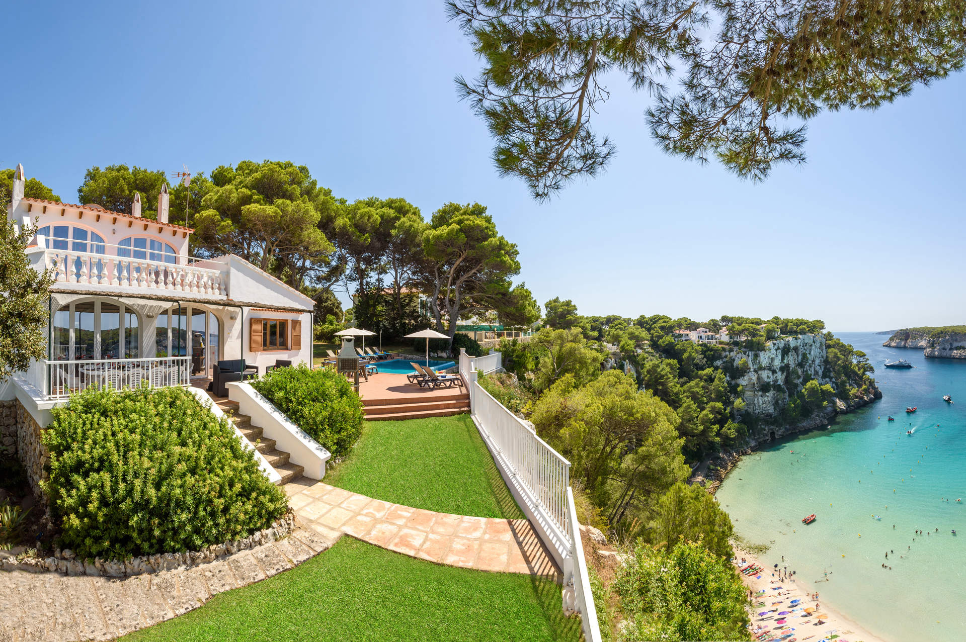 Villa Pinar, Cala Galdana, Menorka