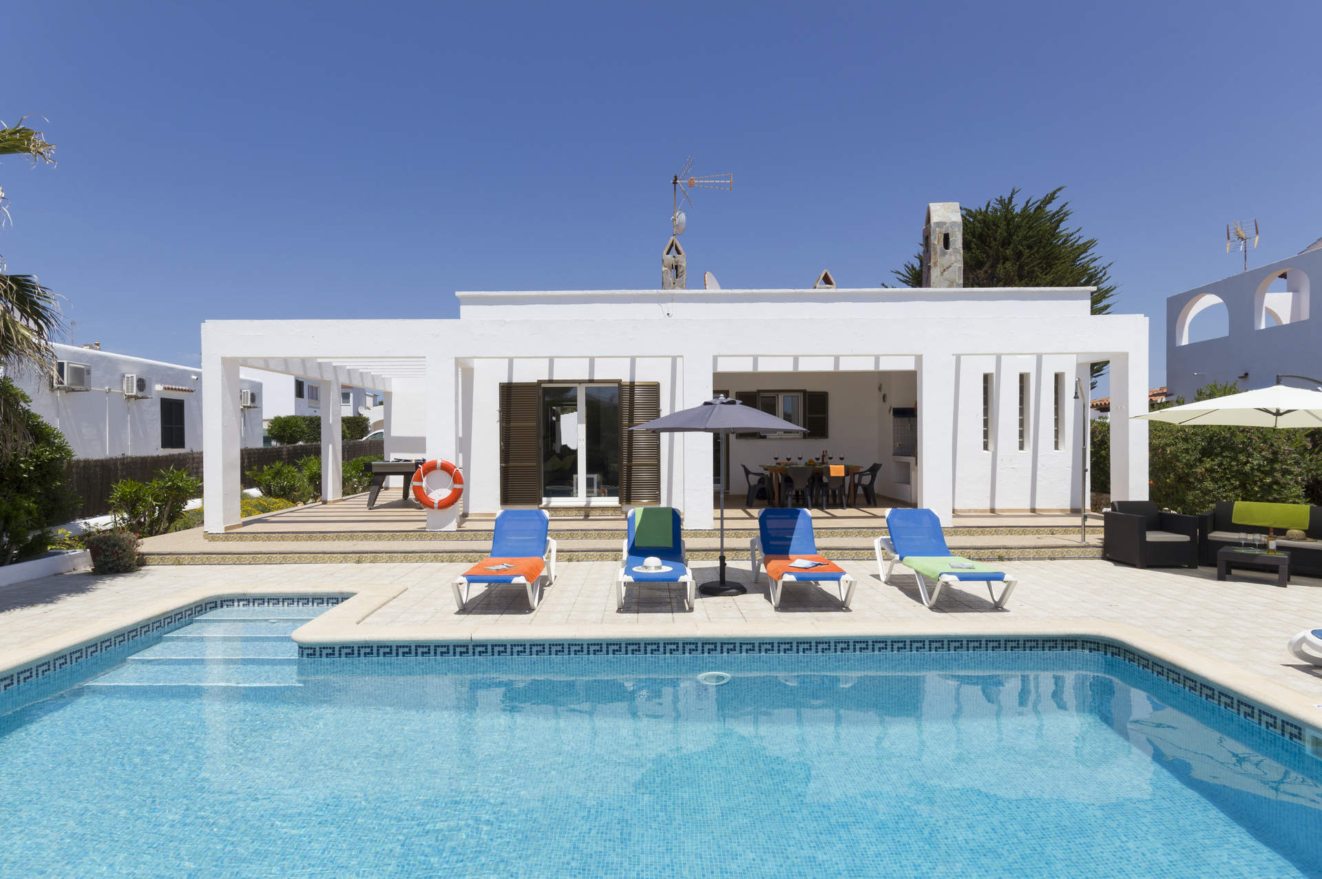 Villa Solana, Calan Blanes, Menorka