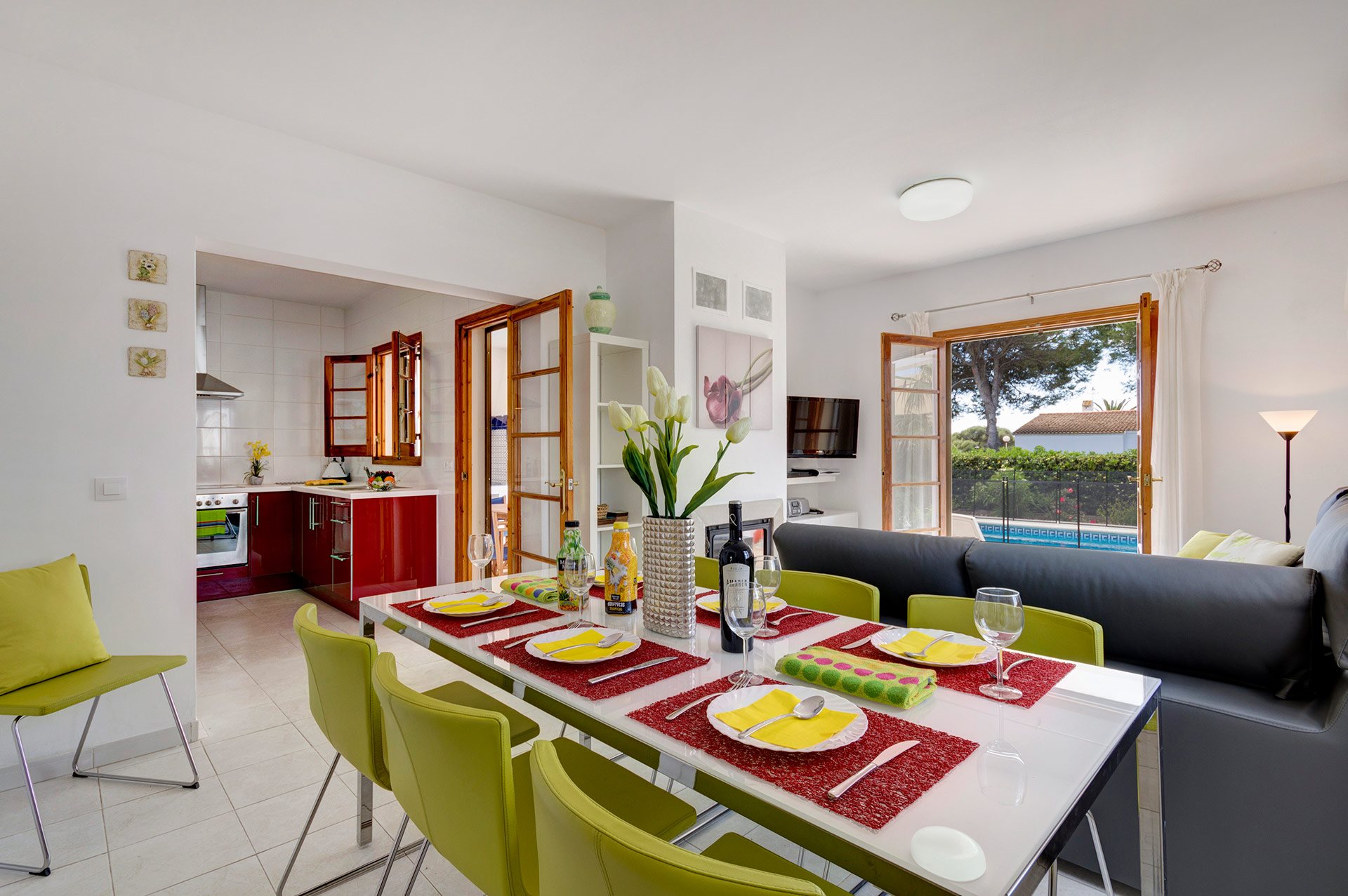 Villa Solana, Calan Blanes, Menorka