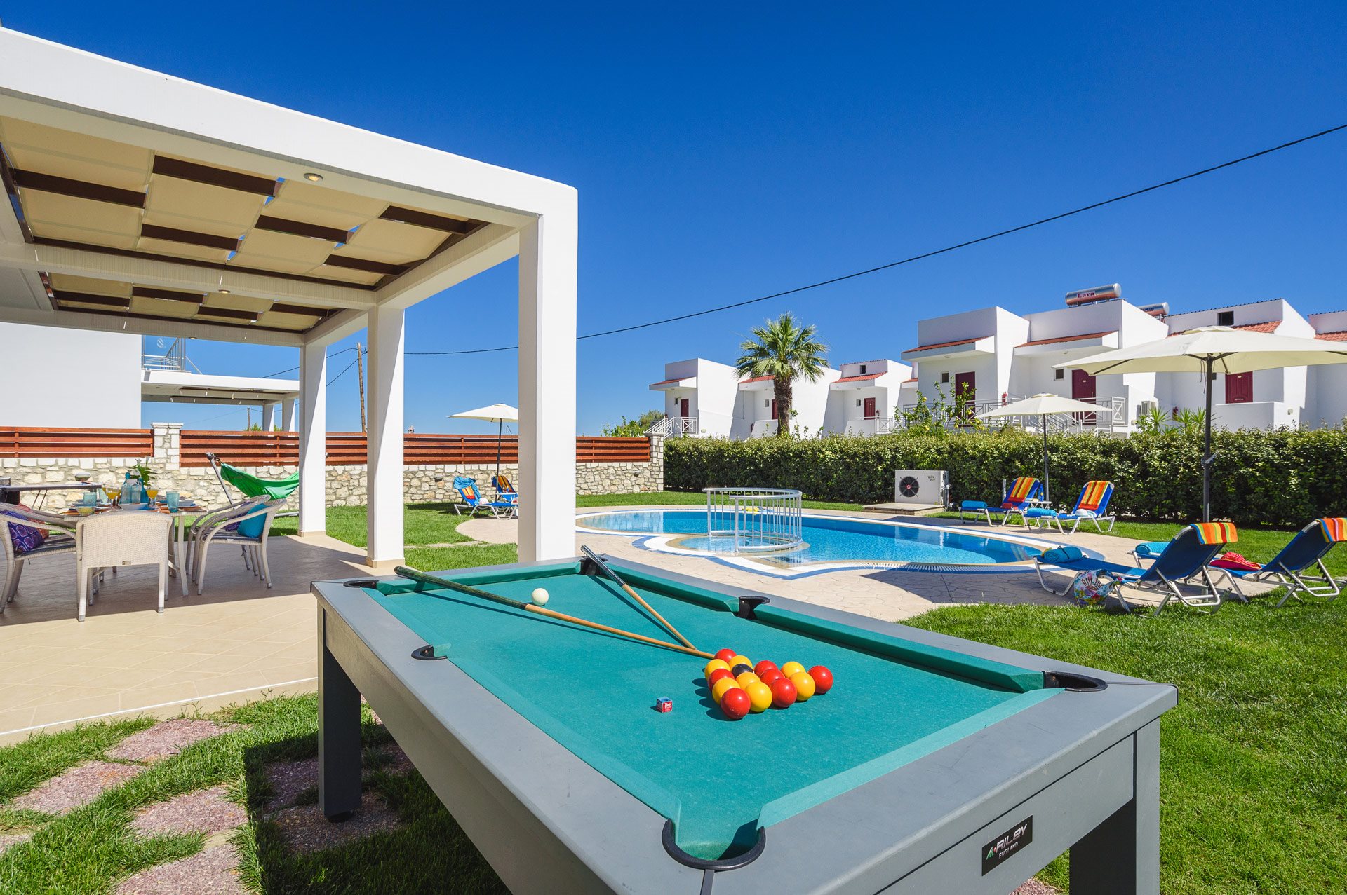Villa Rodos Poseidon In Lardos, Rhodes Villa Plus