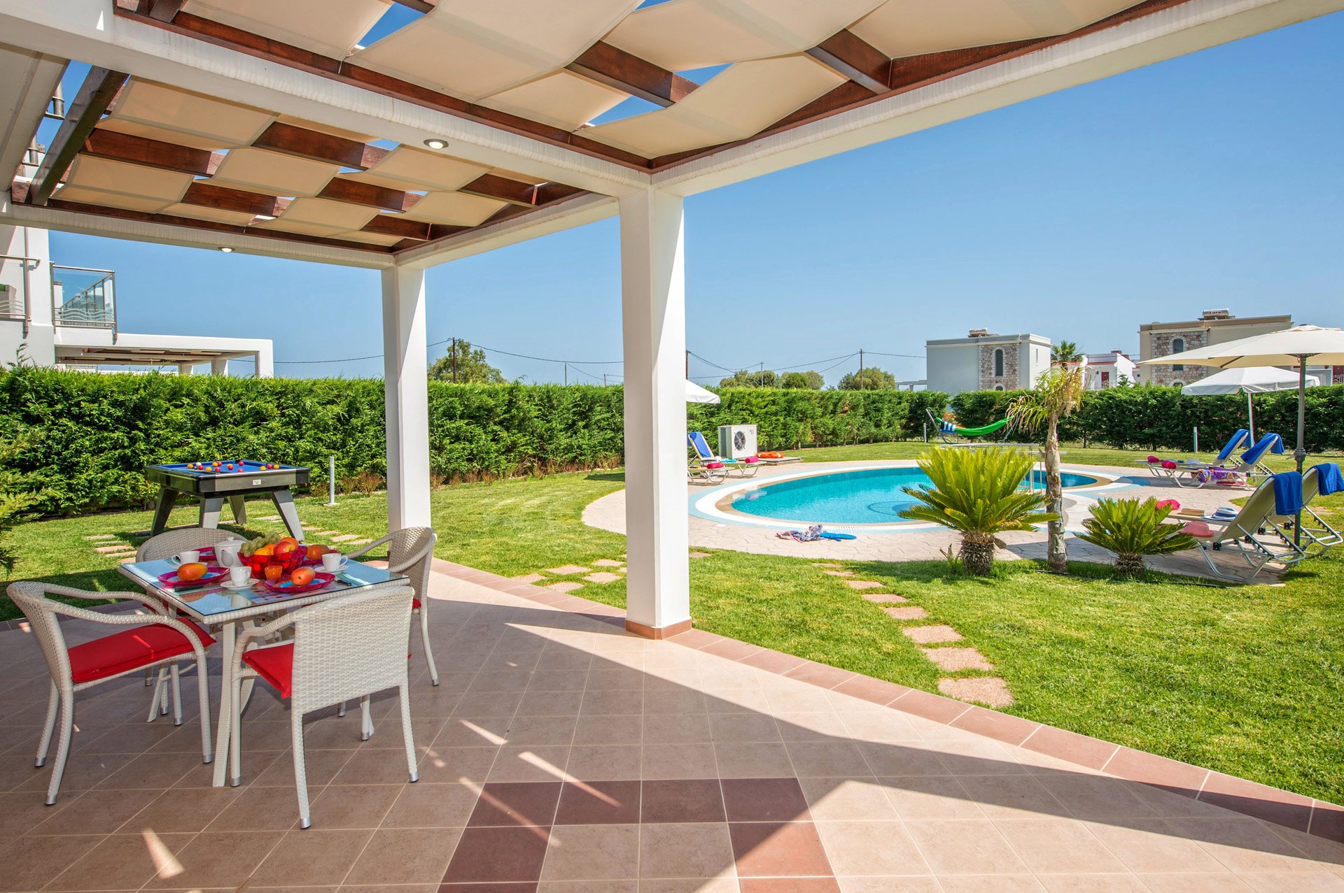 Villa Rodos Aphrodite In Lardos, Rhodes Villa Plus