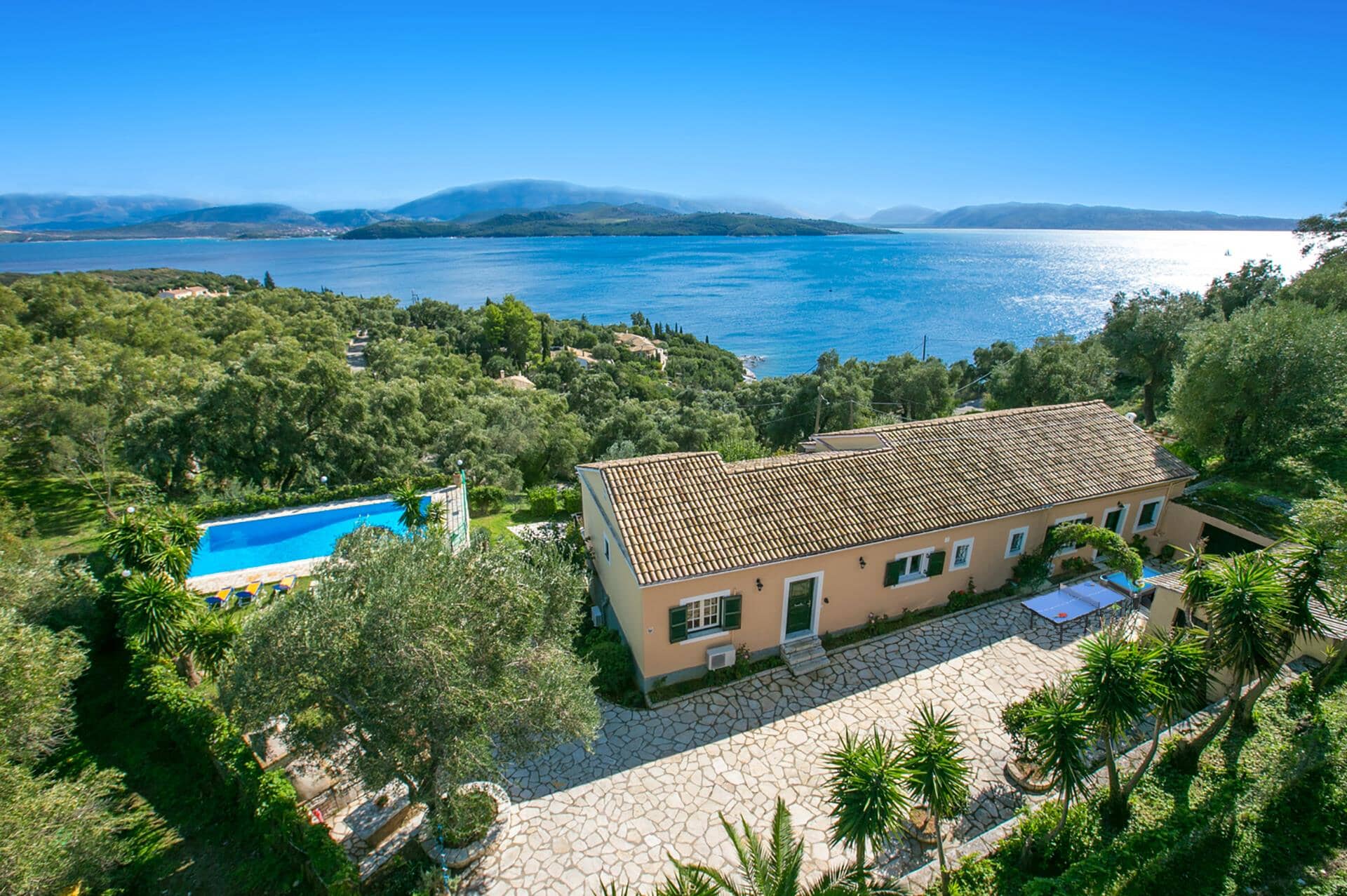 Villa Caribia Sea View In Agios Stefanos, Corfu | Villa Plus