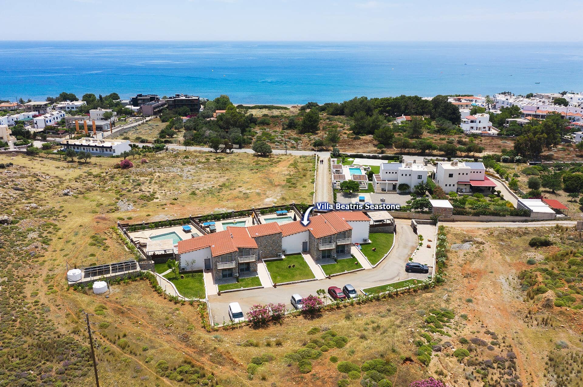 Villa Beatris Seastone, Lardos, Roda