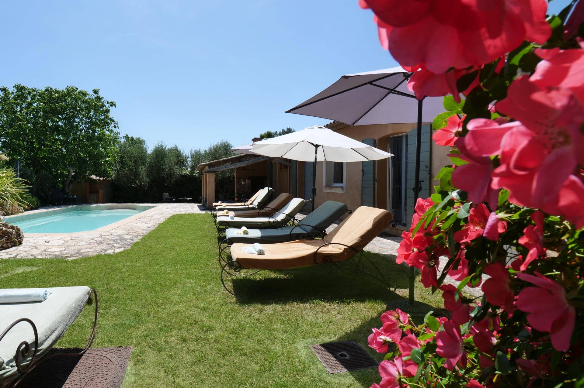 Villa Jas Fontaine, Lorgues, Francoska riviera