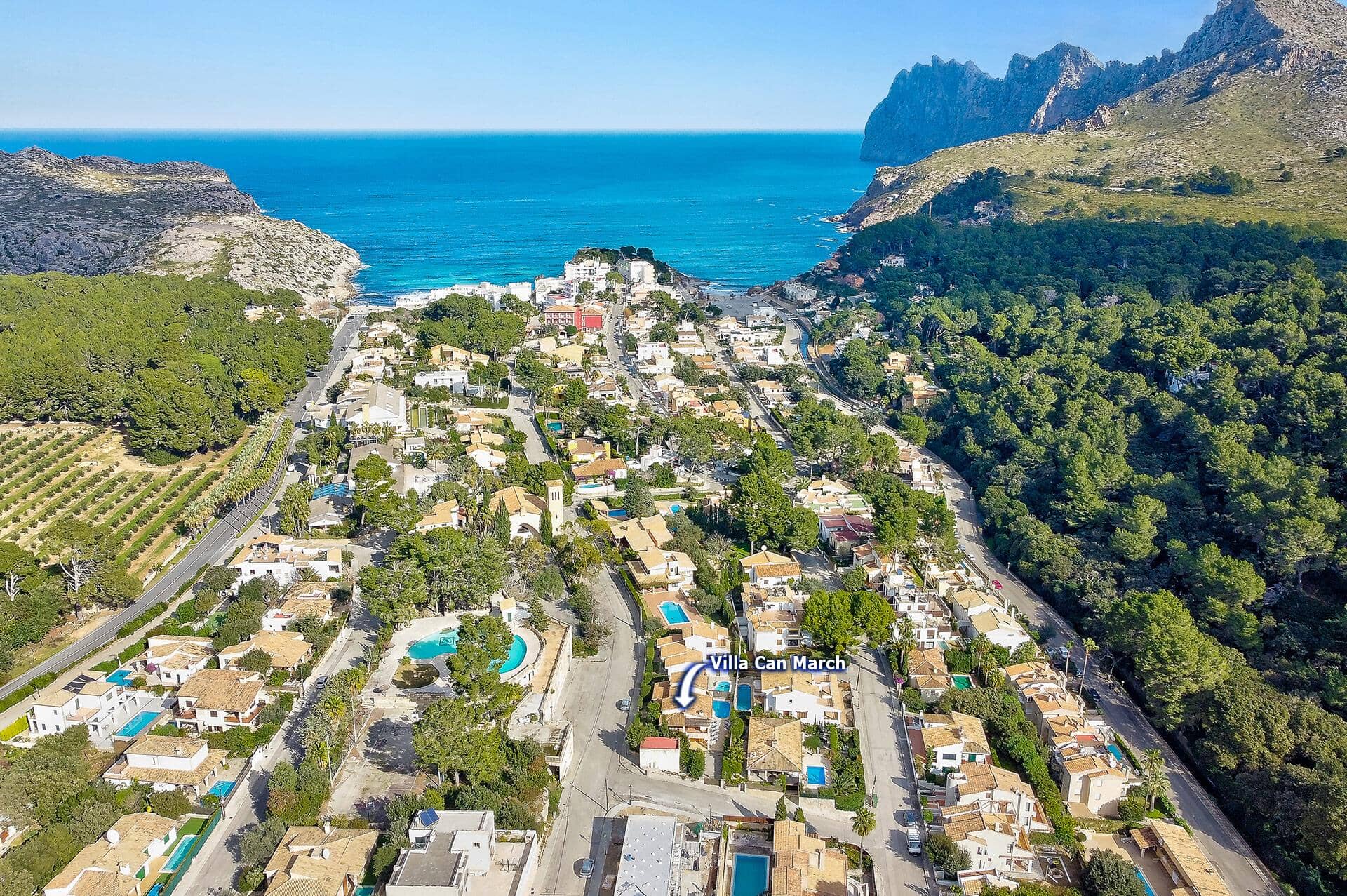 Villa Can March, Cala San Vicente, Majorca