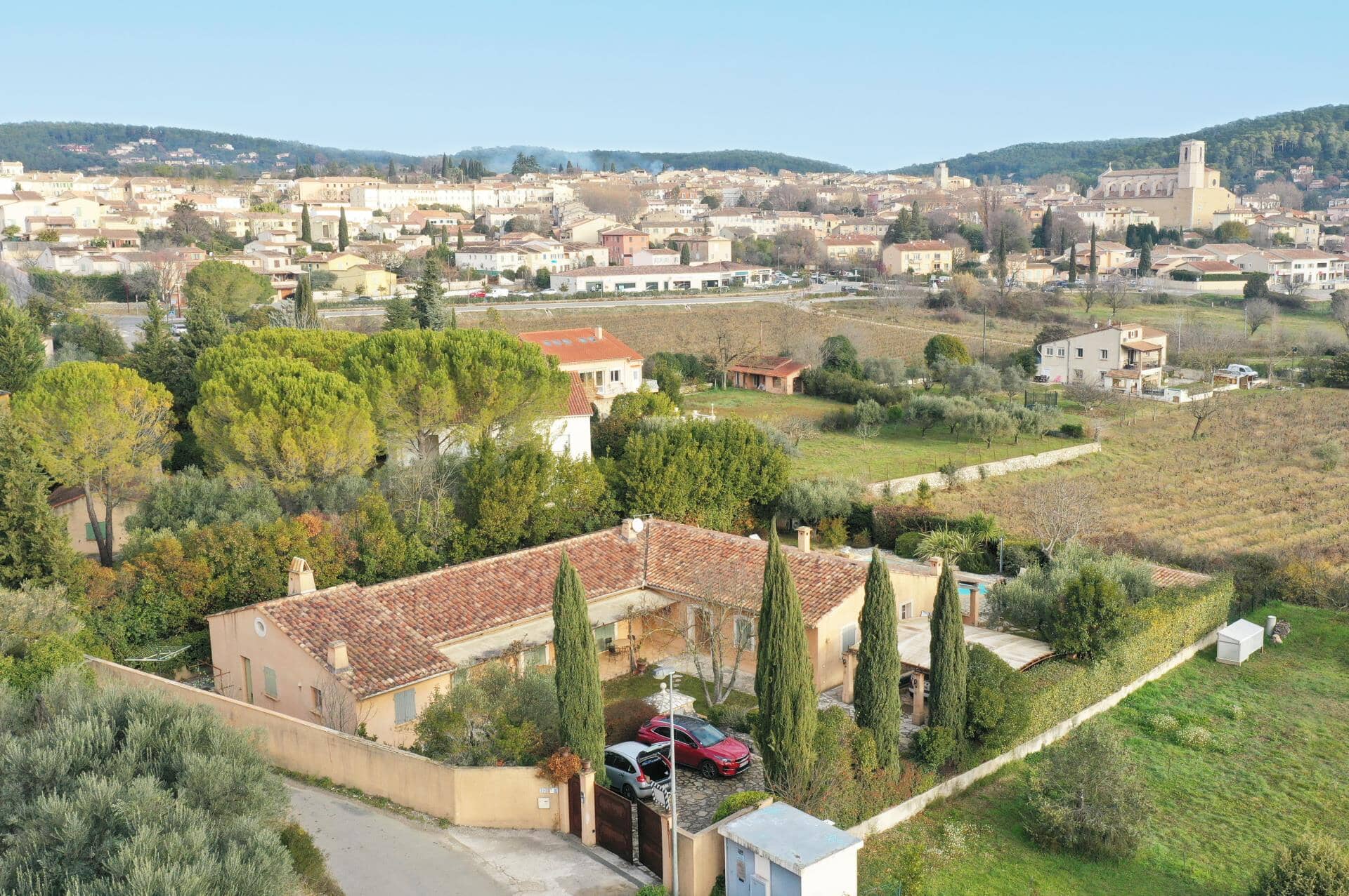 Villa Jas Fontaine, Lorgues, Francoska riviera