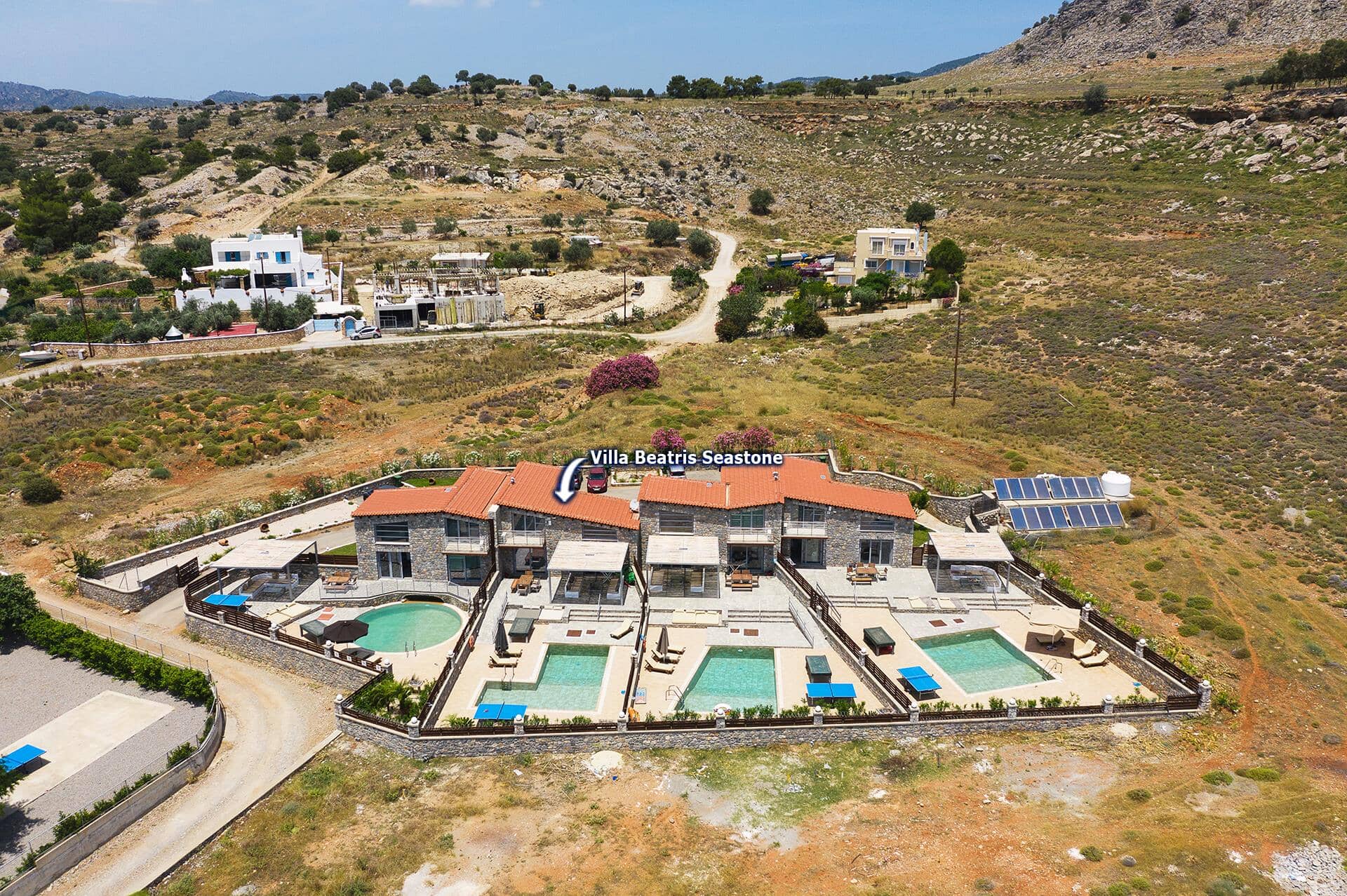 Villa Beatris Seastone, Lardos, Roda
