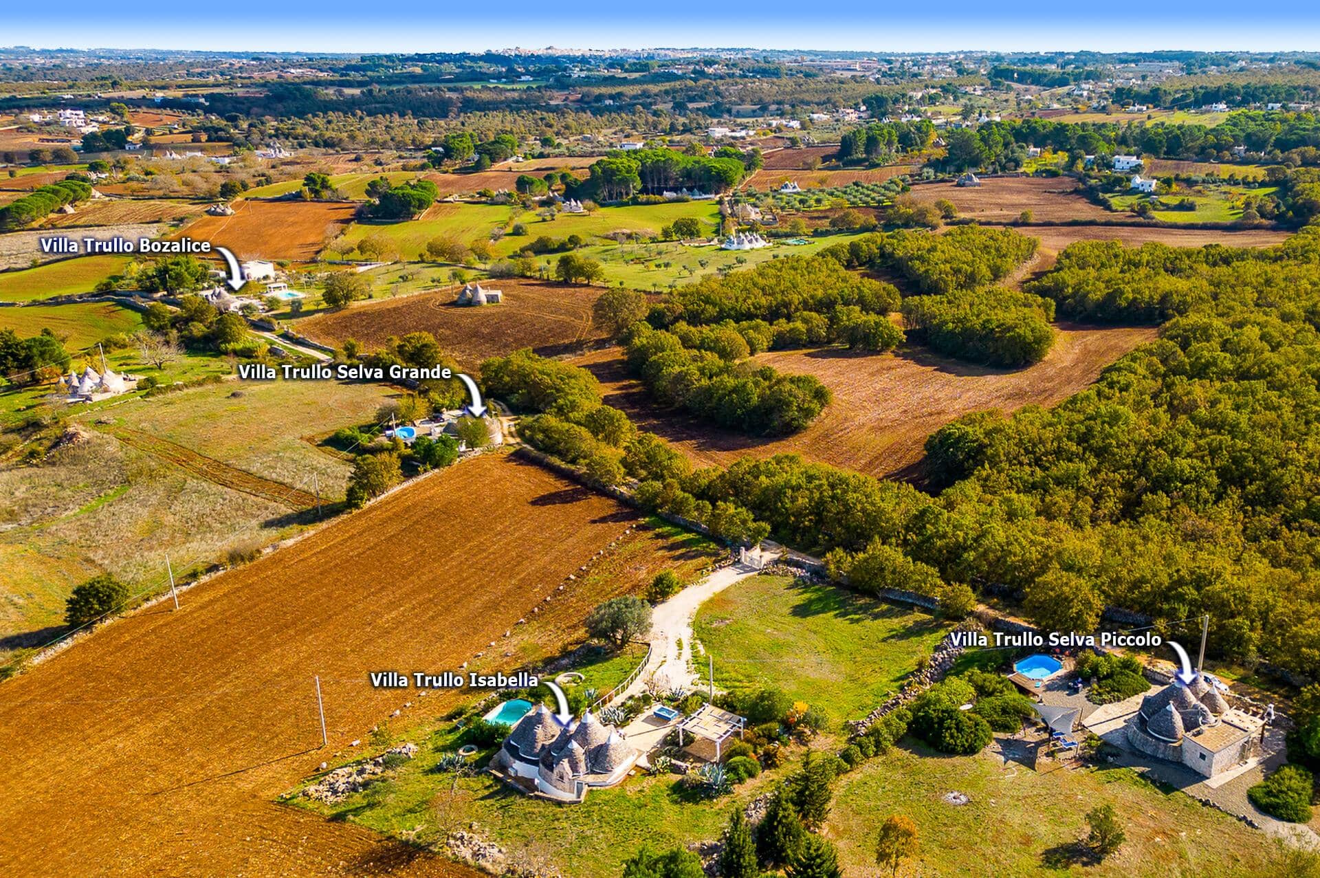 Villa Trullo Bozalice, Martina Franca, Apulija