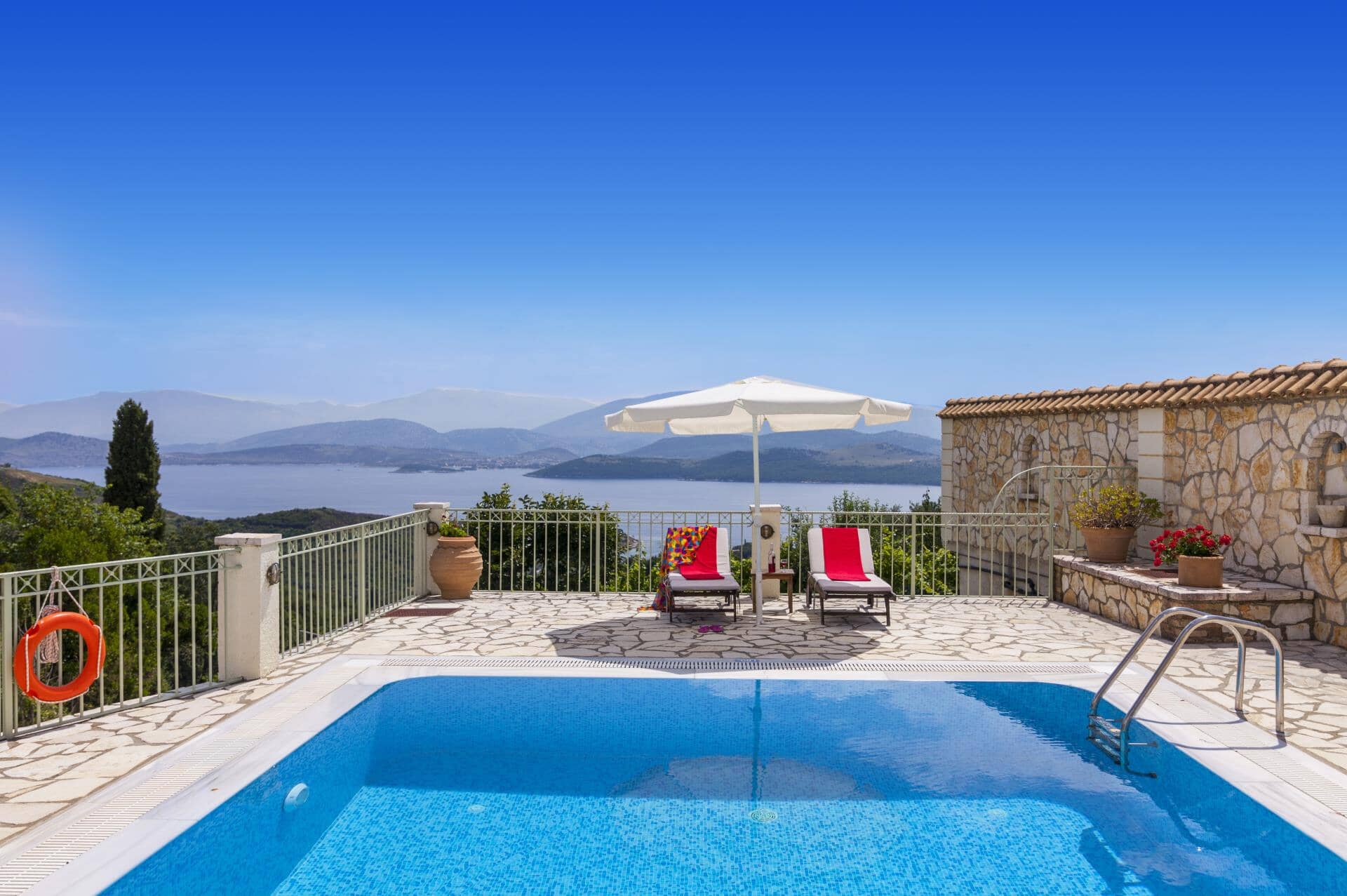 Villa Carollina, Agios Stefanos, Corf&#xF9;