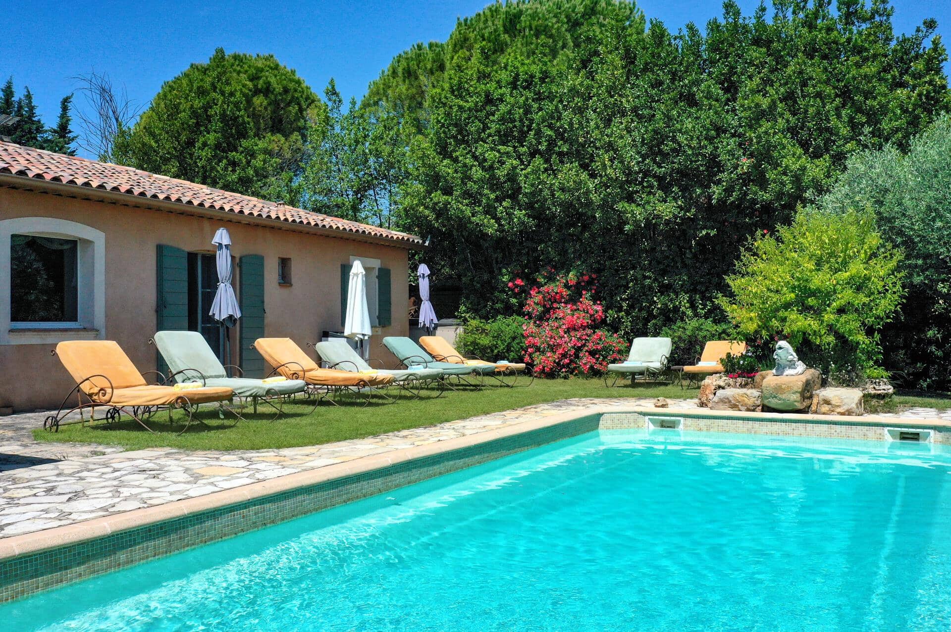 Villa Jas Fontaine, Lorgues, Francoska riviera