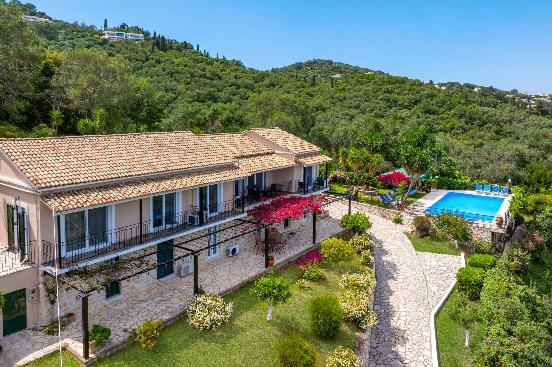 Villa Caribia Sea View In Agios Stefanos, Corfu | Villa Plus