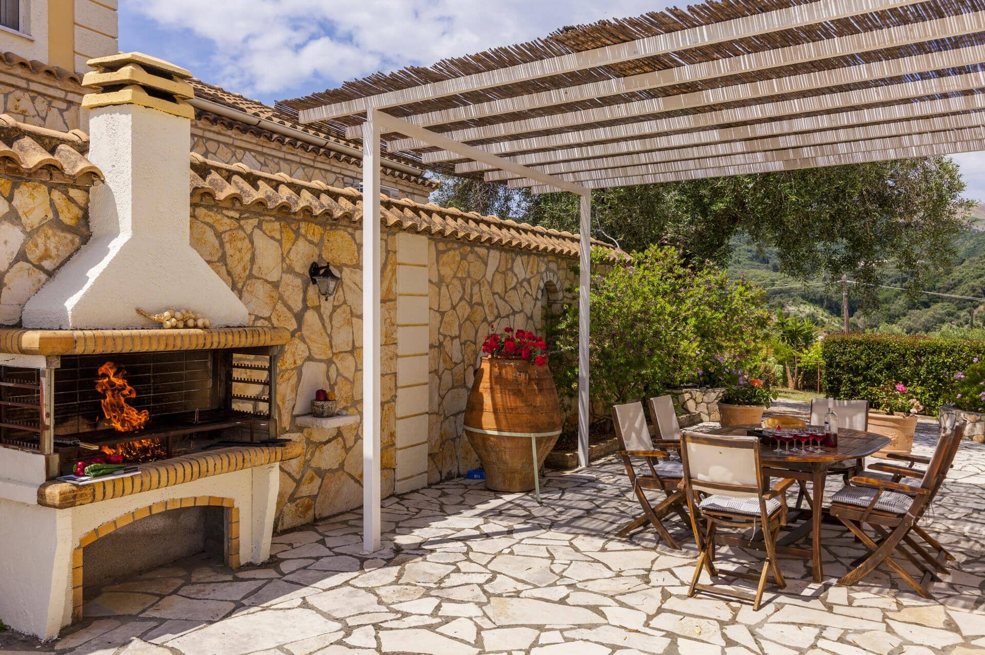 Villa Carollina, Agios Stefanos, Corf&#xF9;