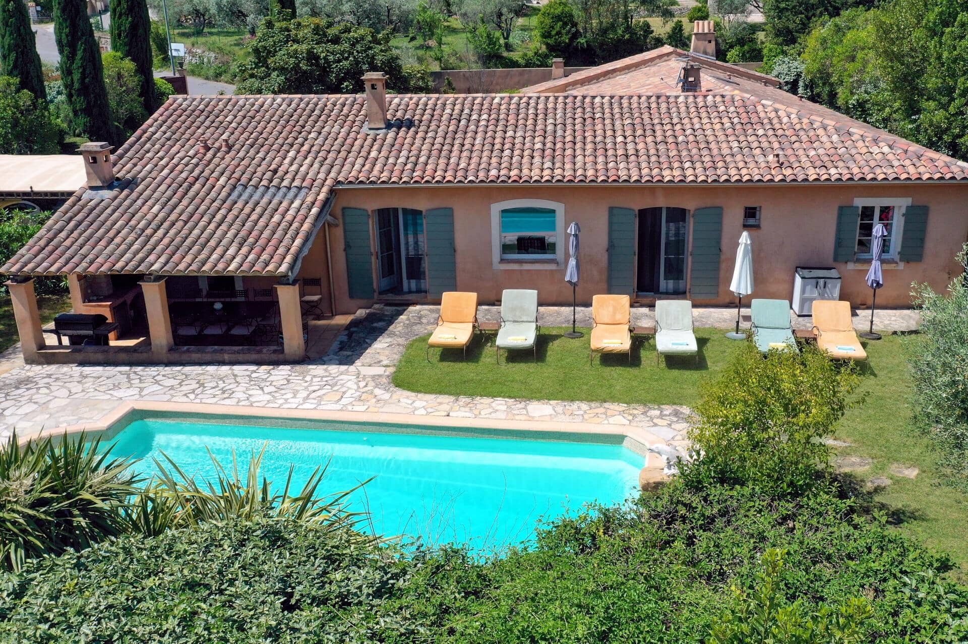 Villa Jas Fontaine, Lorgues, Francoska riviera
