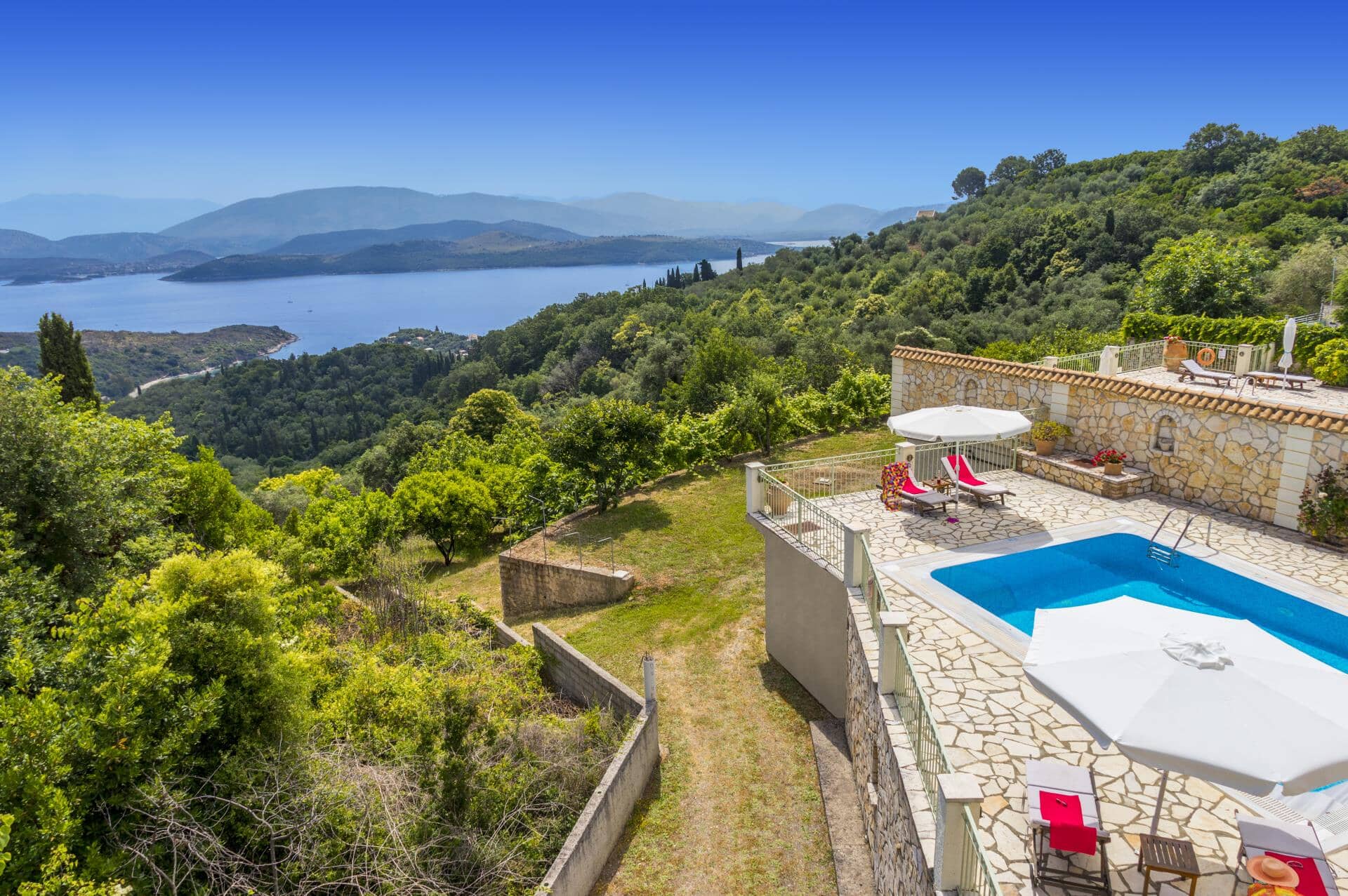 Villa Carollina, Agios Stefanos, Corf&#xF9;