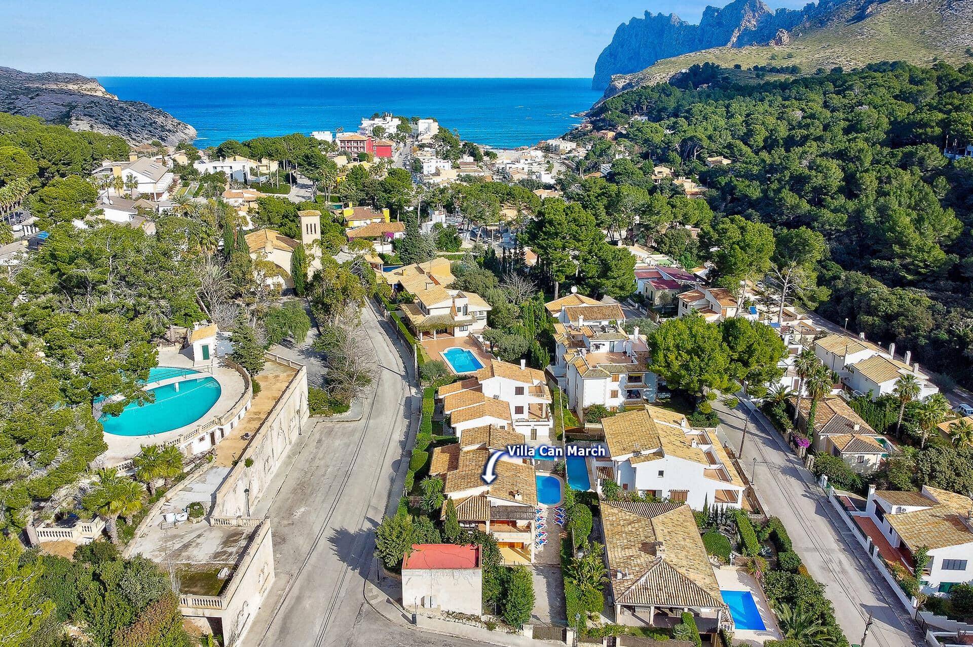 Villa Can March, Cala San Vicente, Majorca