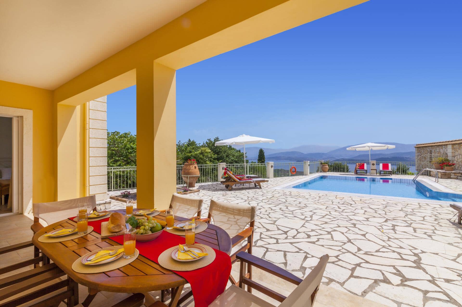 Villa Carollina, Agios Stefanos, Corf&#xF9;