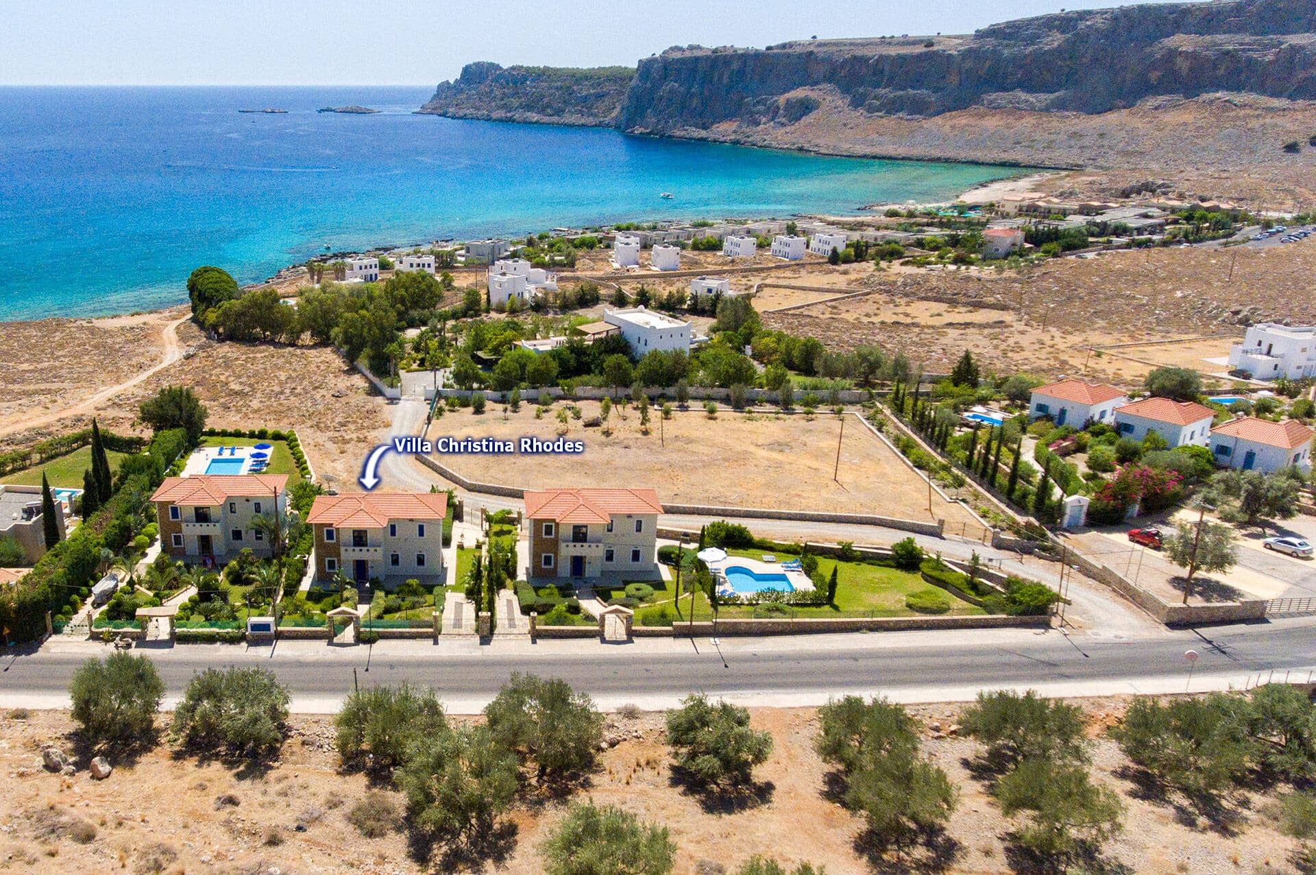 Villa Christina Rhodes, Lindos, Roda