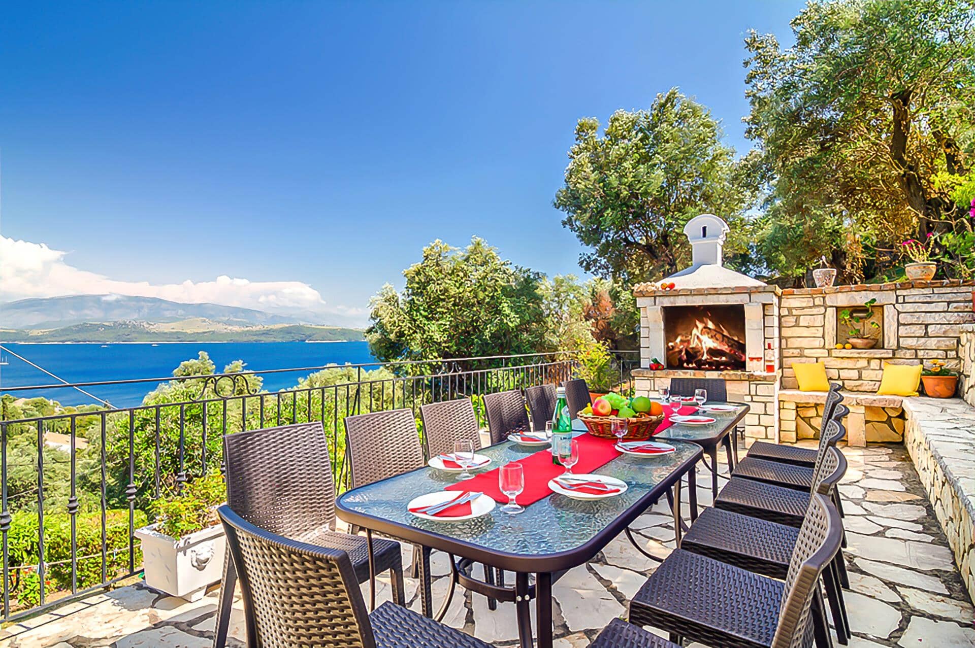 Villa Caribia Sea View In Agios Stefanos, Corfu | Villa Plus