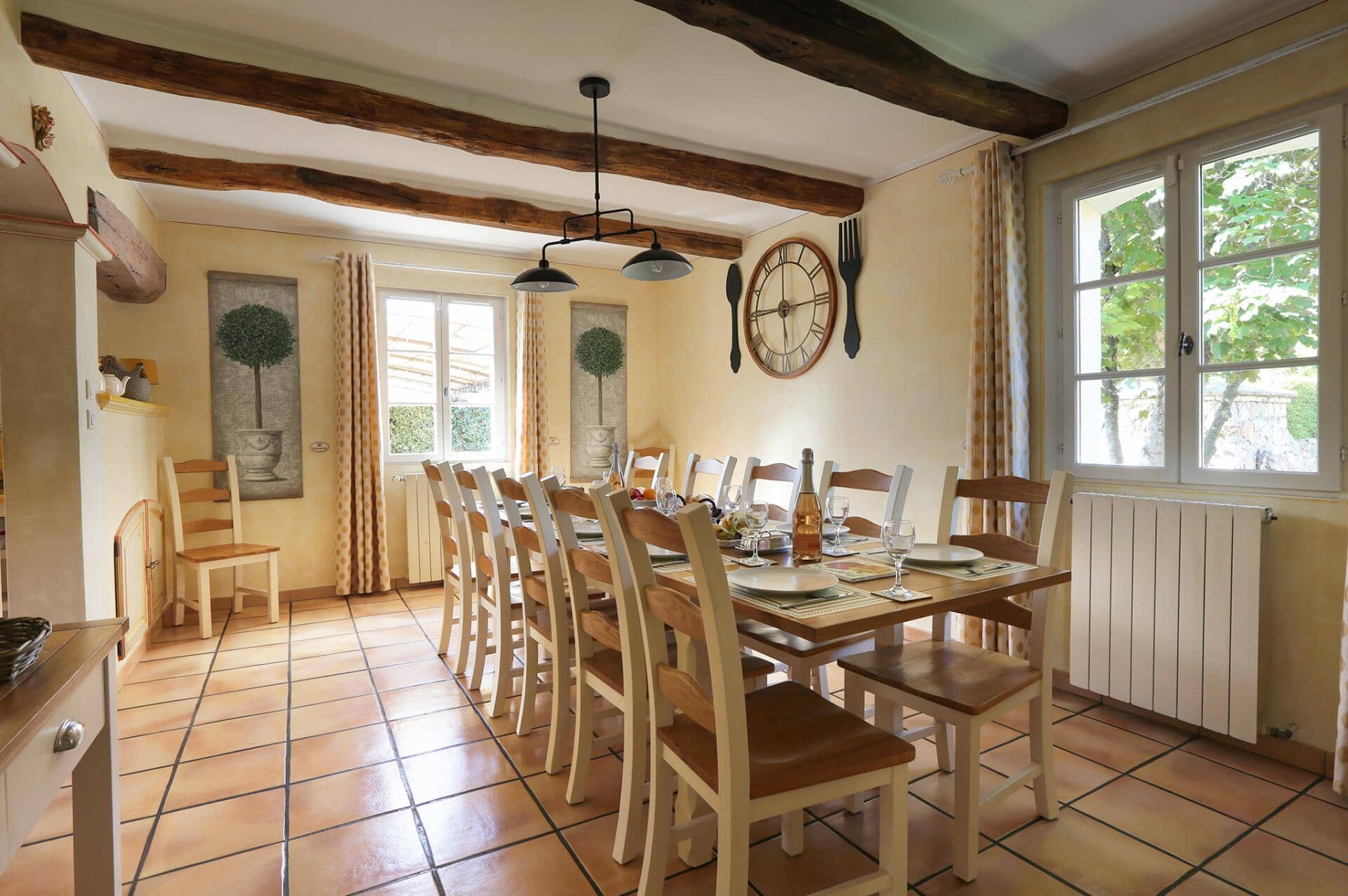 Villa Jas Fontaine, Lorgues, Francoska riviera