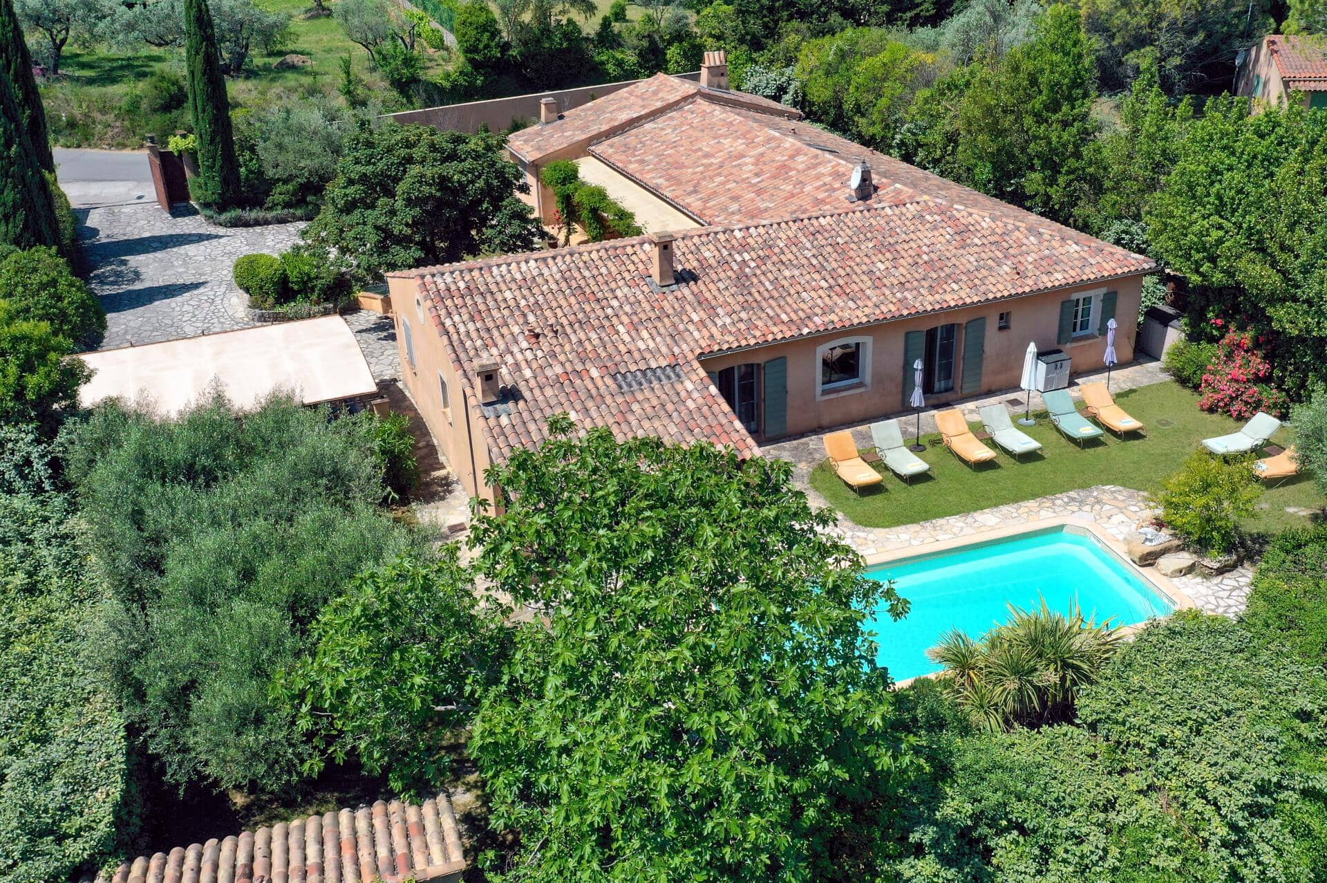 Villa Jas Fontaine, Lorgues, Francoska riviera
