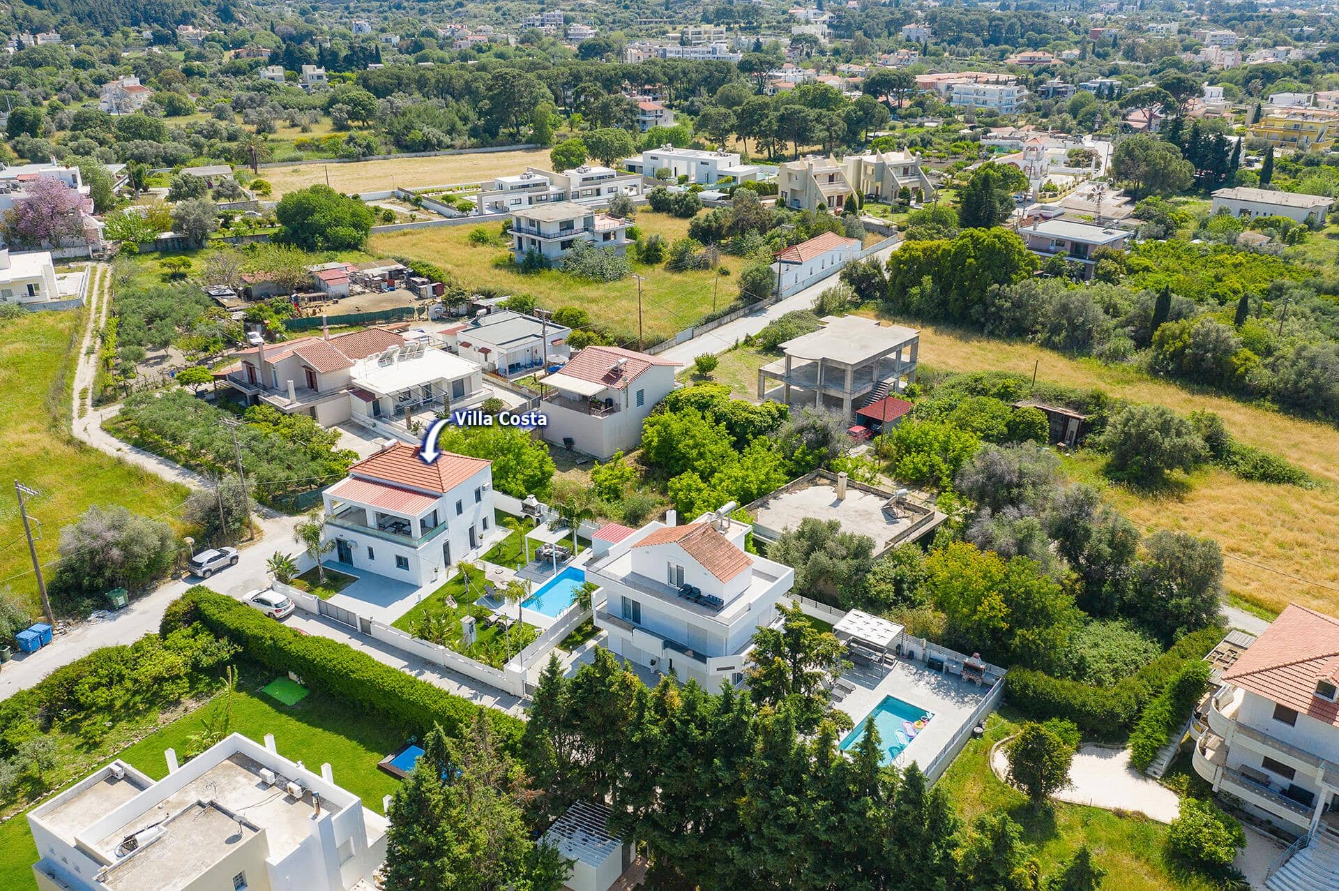 Villa Costa, Ialyssos, Rodi