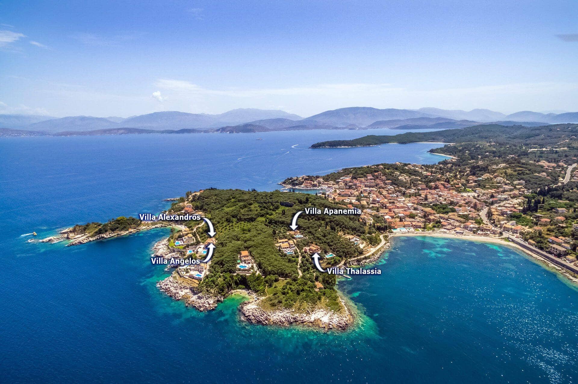 Villa Thalassia, Kassiopi, Korfu